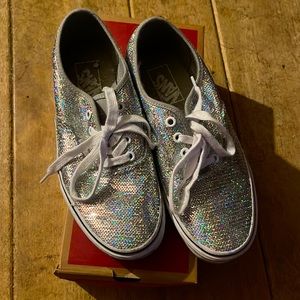 Holographic sparkle Vans